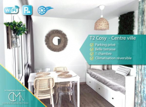 T2 Cosy centre ville, parking privé